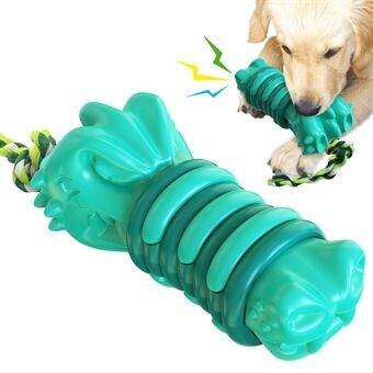 GYL-01 Dog Chew Toy Valp Tuggning Tuggverktyg Pet Dog Vocal Sound Chew Toy med rep för träning och rengöring av tänder (BPA-fri, FDA-certifierad)