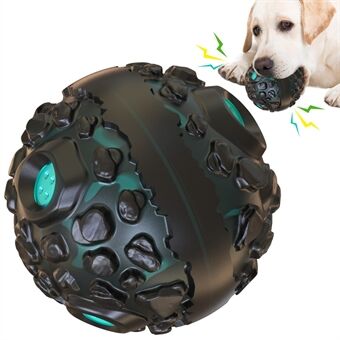 YSQ-01 Funny husdjurshund Meteoritbollleksak Ljud Piperleksak för hundar Tuggljud Interaktiv bollleksak (FDA-certifierad, BPA-fri)