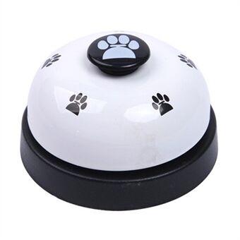 Husdjursklocka för hund Kattträning Interaktiv leksak som heter Middag Small Bells Footprint Ring Trainer Matningspåminnelse