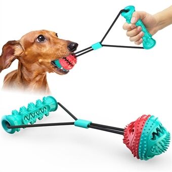 Dog Chew Toy Pet Molar Chew Toy Rengöring Tänder Träningsleksak Interaktiv Pet Treat Ball