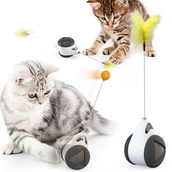 FSC-01 Interaktiva kattbollsleksaker med fjädrar Tumlare Katt rörliga leksaker Funny övningar Kitten Teaser leksaker för innekatter