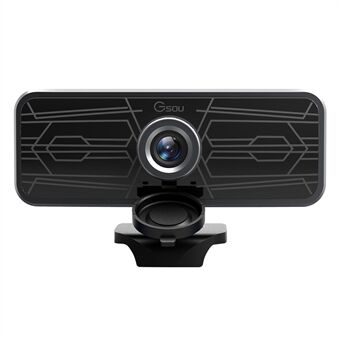 Gsou T16s 1080P HD-webbkamera med webbkamerahölje inbyggd mikrofon för onlineklasser Broadcast Conference Video