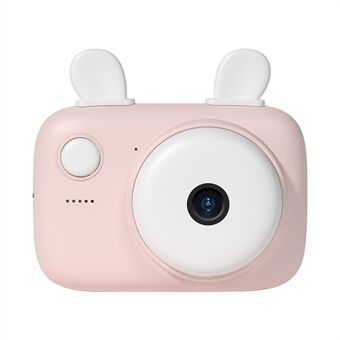 A2 2,4 tum IPS-skärm Macaron Cute Camera 4000W Dual Lens 1080P Bärbar minikamera med snodd för Kids (inget minneskort)