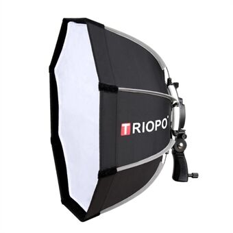 TRIOPO KS55 55 cm Bärbar Outdoor Octagon Paraply Softbox Flash Speedlite Soft Box Reflektor för Fotostudio