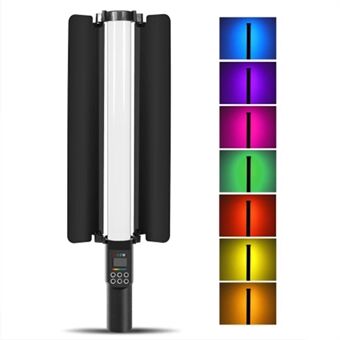YB130 RGB LED Stick Fill Light Handdimbar videoljus Väggblixtfotograferingslampa med ljusbarriär