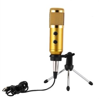 MK-F600TL Studio Professionell kondensatorkopplad mikrofon med stativ