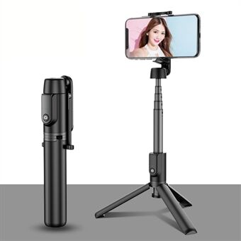 MAGIC SHADOW M12 bärbar utdragbar telefon Selfie Stick-stativ med Bluetooth-fjärrkontroll