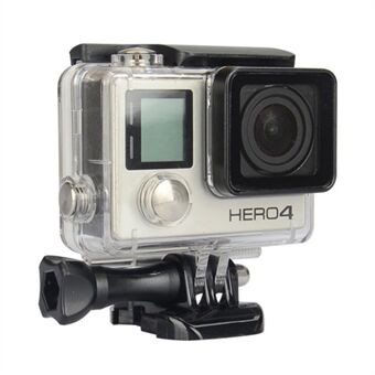 Vattentätt ramhus Skyddsöverdrag för GoPro Hero 3+ / 4 Action Camera - Transparent