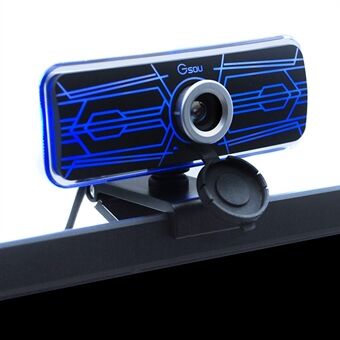 GSOU T16s LED-belysningsversion 1080P HD-kamerahölje Inbyggd mikrofon för onlinekurssändning/konferensvideo (CE) kamera