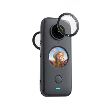 2st Panoramic Lens Guard Skyddskåpa Sticky Protector för Insta360 ONE X2 kameratillbehör