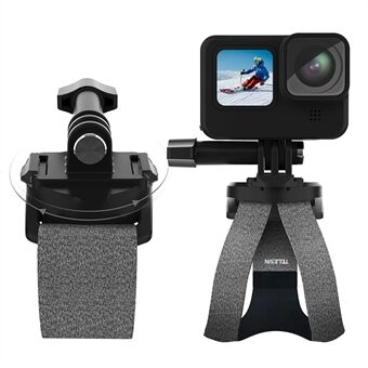 TELESIN GP-WFS-221 360 graders rotation Handledsrem Kamerahållare Monteringsband för GoPro Hero 10/9 actionkamera