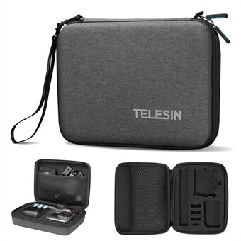 TELESIN GP-PRC-213 Medium Size Portable Shockproof Camera Accessories Bärväska Förvaringsväska med handledsrem för GoPro Hero 10/9