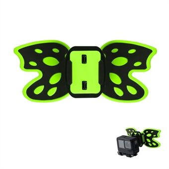 AT1265 Butterfly Design Motorcykelhjälm Hakfästeshållare Fällbart Stand för GoPro Hero