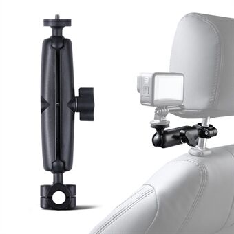 AT1228 360 graders roterande nackstöd för bil Backspegelfäste för GoPro Insta 360 actionkameror