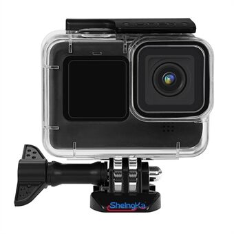 SHELNGKA FLW368 för GoPro Hero 9/10 40m undervattenskamera dykfodral Vattentätt skyddande skal