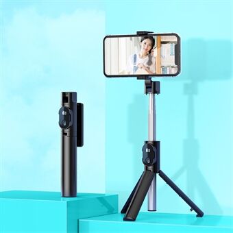 P20 Handhållen utdragbar Bluetooth Selfie Stick-stativ för iPhone Samsung Huawei Etc.