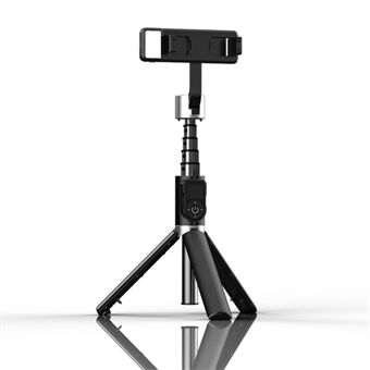 P70D Aluminiumlegering Infällbar Bluetooth Selfie Stick LED-fyllningslampa med stativ