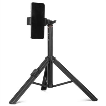 ZP100 Bärbar Bluetooth Selfie Stick Stand i aluminiumlegering med Bluetooth-fjärrkontroll
