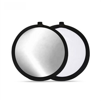 2-i-1 fickreflektor Super Portabel Tiny Reflector 30 cm Hopfällbar Multi-Disc Fotografi Ljusreflektor Diffusor