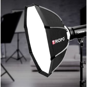 TRIOPO K65 65 cm Bärbar hopfällbar Softbox Lantern Speedlite Flash Light Diffuser Mjuk LED-ljuslåda