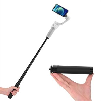 Infällbar Rod Selfie Stick Handhållen Gimbal Anti- Shake stativ för DJI OSMO 4