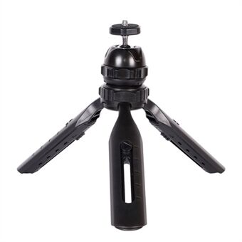 Mini hopfällbar 360º rotation 1/4-tum kontakt Stand bordsstativ för GoPro Action Camera Smartphone