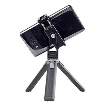 XILETU XJ18 + XTD20 Tvåstegs bordstativ med 360 graders telefonhållare för SLR-kamera mobiltelefon
