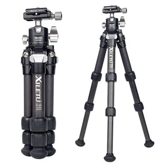 XILETU XLS223C + XG25 Bärbar infällbar Stand för DSLR spegellös kamera