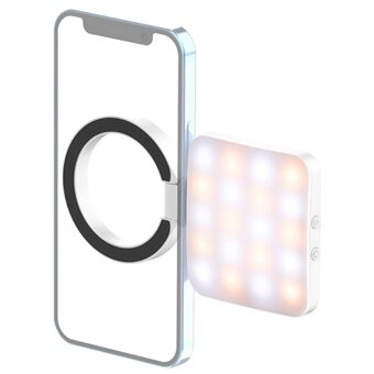 ULANZI LT010 Kompatibel med MagSafe Smartphone Selfie Flip Light 2700-8000K Dimbar Mini Video Light för iPhone 14/13/12