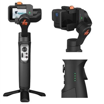 HOHEM iSteady Pro4 Action Kamerahållare Anti- Shake Handheld Gimbal Live Streaming Stabilizer med stativ för GoPro Hero / Insta360 One R