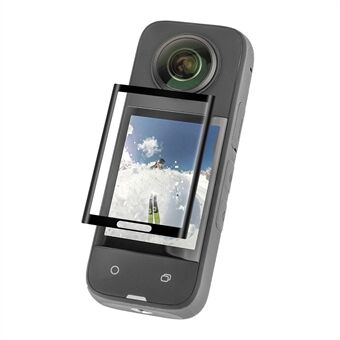 SUNNYLIFE IST-BHM491 1 st Böjd design kamera skärmfilm för Insta360 X3, anti- Scratch heltäckande skärmskydd i härdat glas