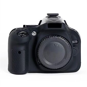 För Nikon D5200 / D5100 Silikonhudfodral Kamera DSLR-väska Anti- Scratch Skyddsfodral