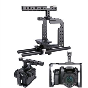 YELANGU C7 kompatibel för Panasonic GH4 / GH5 Camera Cage Kit Videokamera stöder kamerastabilisatorer Videotillbehör