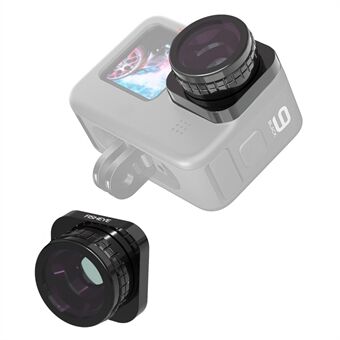 GP9 1953-23 Ersättningstillbehör Kamera Extra linsfilter Fisheye-objektiv för GoPro Hero 9