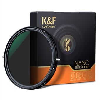 K&F CONCEPT KF01.1143 82 mm Variabel Fader ND2-ND32+CPL Cirkulärt polariserande filter 2-i-1 för kameralins No X Fläckbelagt filter
