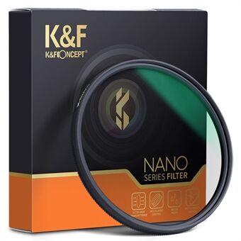 K&F CONCEPT KF01.1225 18-lagers belagt ultratunt CPL-filter 82 mm Nano-X cirkulärt polarisationsfilter för Nikon Canon Sony -kameror