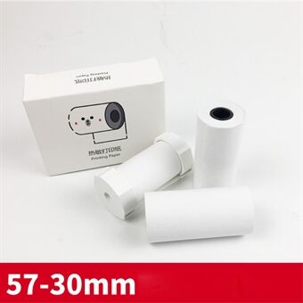 57mmx30mm rulle direkt termiskt papper utskriftspapper för C3 Pro Print Camera