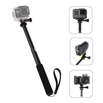 29-tum lång aluminiumlegeringskamera Selfie Stick för GoPro Hero9 8 7 6 5 Sjcam Sj8 Yi 4K Eken H9