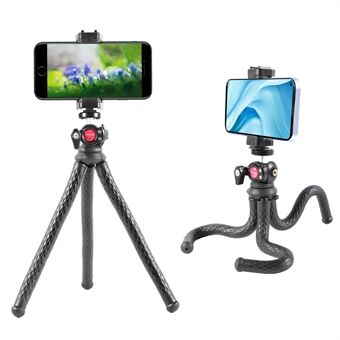 ULANZI U-Select FT-01 mobiltelefonklämma + bläckfiskstativ med 360 graders Head för mobiltelefon SLR actionkameror