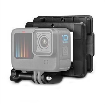 BDRRC DJI-9366 Sportkamera Magnetisk fäste Actionkamera Skyddsrambur med 1/4 tums skruv, kallsko för Selfie Stick, stativ, mikrofon