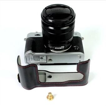 Skyddande PU-läder halvkamerafodral Väska till Fujifilm XT10 / XT20 kamera