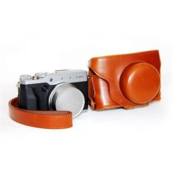 Kameraväska i PU-läder Skyddsfodral för Fujifilm X30