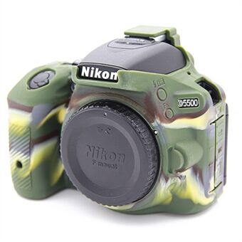 För Nikon D5500 D5600 kameror Mjukt silikonskyddande hudskal