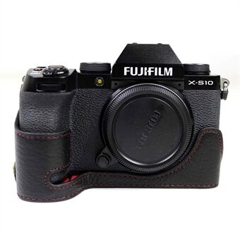 Kamerafodral i äkta läder till Fujifilm Fuji X-S10
