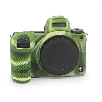 Litchi Texture Silikonfodral Dammtät kamera Skyddsfodral för Nikon Z6 / Z7