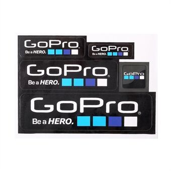 5 st / set för GoPro Hero Camera självhäftande dekaler Tillbehörsset