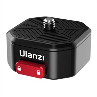 Ulanzi Claw Quick Release Plate Mini QR-platta med 1/4 tums skruv 50 kg lastbärande för DSLR-kamera