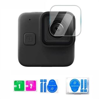 För GoPro Hero 11 Black Mini Silikon Skyddsskydd Action Camera Anti-kollisionsfodral med linsfilm av härdat glas