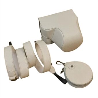 För Sony ZV-E1 PU Läder Kameraväska Batteriöppningsskydd Skyddsfodral med liten väska