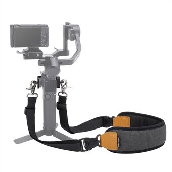 SUNNYLIFE RO-GS560 för DJI RS 3 Mini Gimbal-kamerastabilisator Dubbel metallkrok+justerbar halsband och axelrem